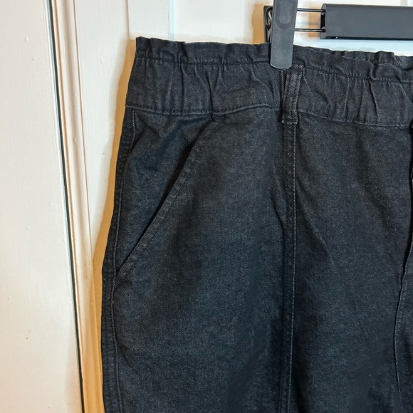 Nwt Lane Bryant Black Denim Straight Leg Cargo Pants - Picture 10 of 10